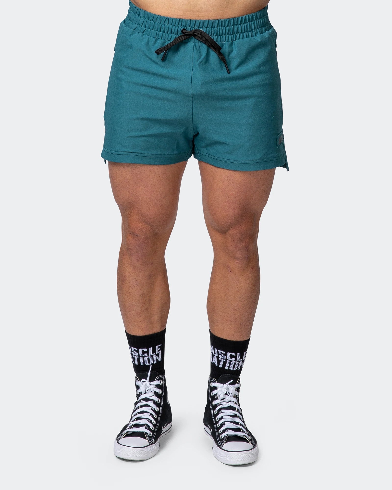 musclenation Shorts MENS ELEVATE ACTIVE SHORTS Deep Teal
