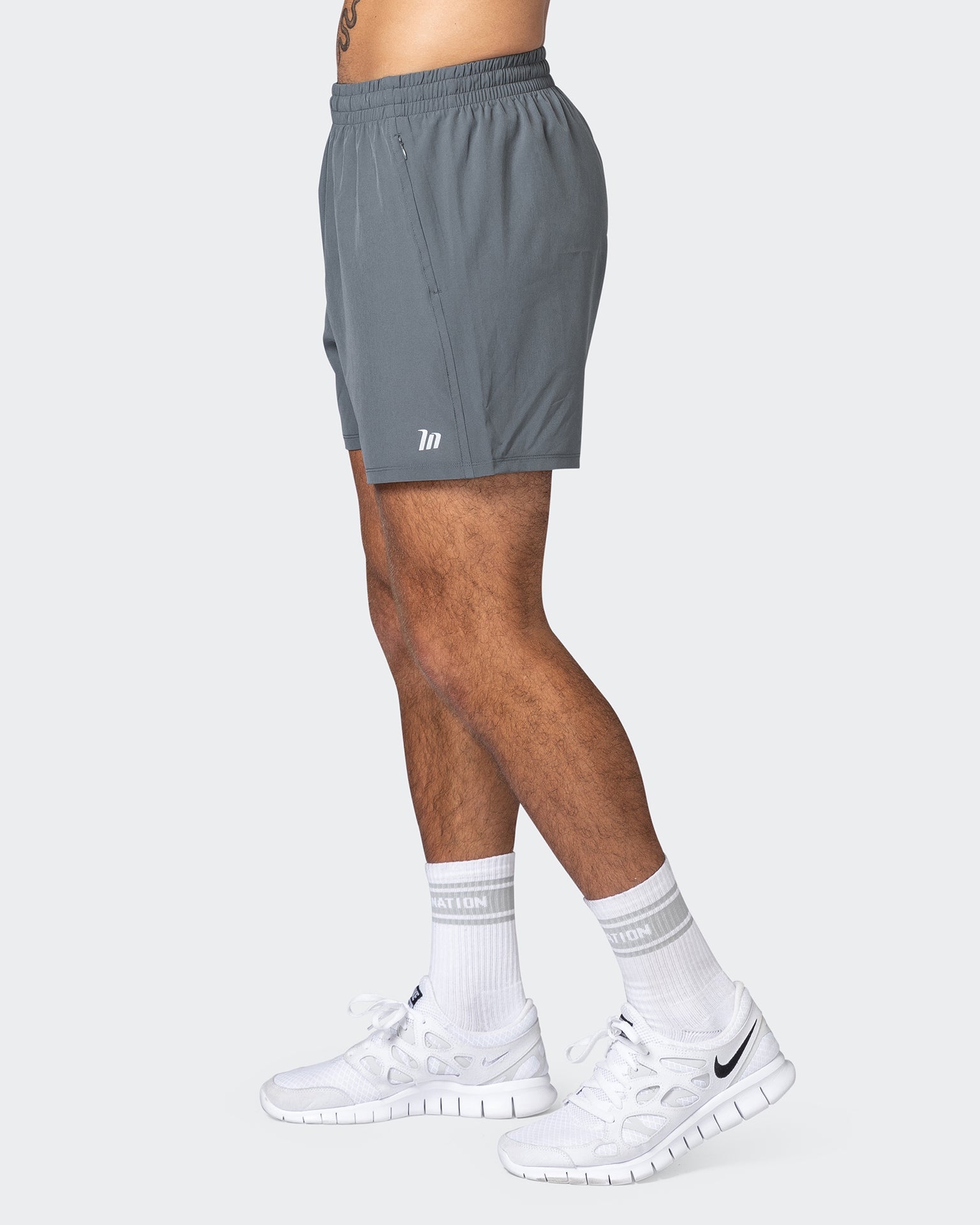 musclenation Shorts New Heights 4" Shorts - Shadow Grey