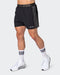 musclenation Shorts Reflective Training Shorts - Black