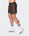 musclenation Shorts Reflective Training Shorts - Cocoa