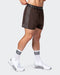 musclenation Shorts Reflective Training Shorts - Cocoa