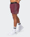 musclenation Shorts Reflective Training Shorts - Wine