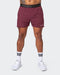 musclenation Shorts Reflective Training Shorts - Wine
