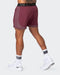 musclenation Shorts Reflective Training Shorts - Wine