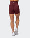 musclenation Shorts SCRUNCH BIKE SHORTS-Merlot