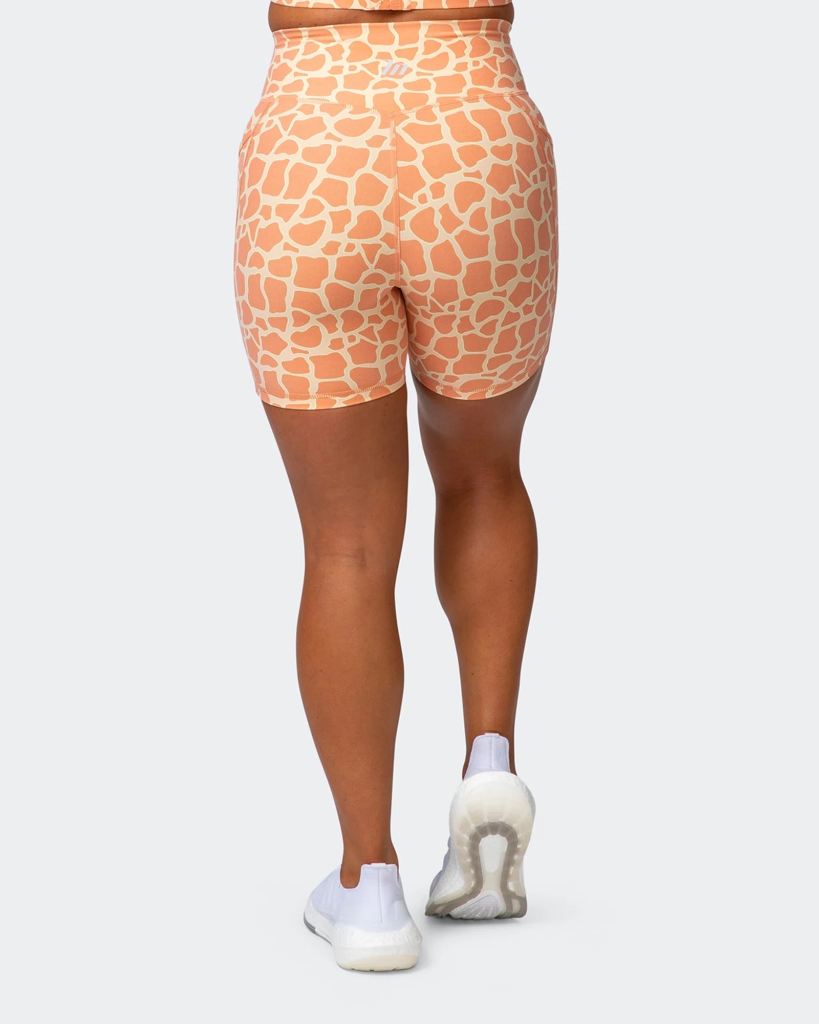musclenation Shorts SIGNATURE POCKET BIKE SHORTS Paradise Giraffe Print