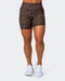 musclenation Shorts SIGNATURE POCKET BIKE SHORTS Tonal Giraffe Print