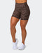 musclenation Shorts SIGNATURE POCKET BIKE SHORTS Tonal Giraffe Print