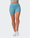 musclenation Shorts Signature Scrunch Bike Shorts-Dusty Jade