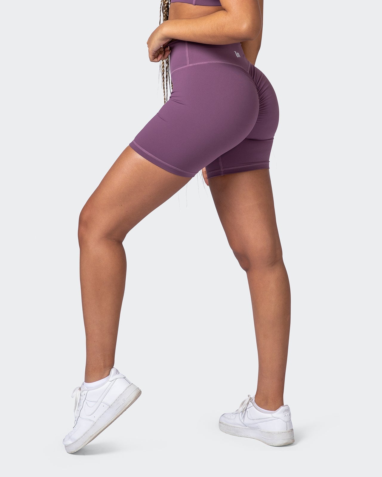 musclenation Shorts Signature Scrunch Bike Shorts-Jam