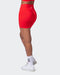 musclenation Shorts Signature Scrunch Bike Shorts-Poppy