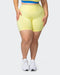 musclenation Shorts Signature Scrunch Bike Shorts - Sunny Lime