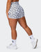 musclenation Shorts Signature Scrunch Midway Shorts - Snow Leopard