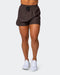 musclenation Shorts WOMENS ELEVATE ACTIVE SHORTS Cocoa