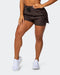 musclenation Shorts WOMENS ELEVATE ACTIVE SHORTS Cocoa