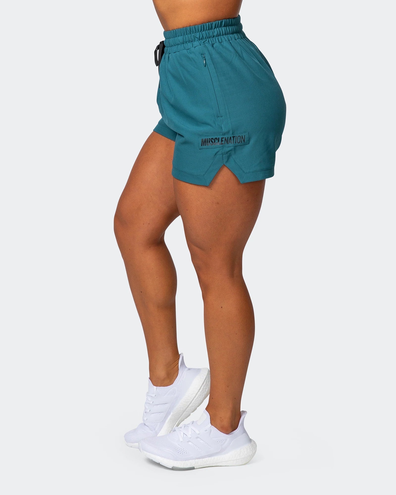 musclenation Shorts WOMENS ELEVATE ACTIVE SHORTS Deep Teal