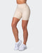 musclenation Shorts Zero Rise Everyday Bike Shorts - Almond Marl