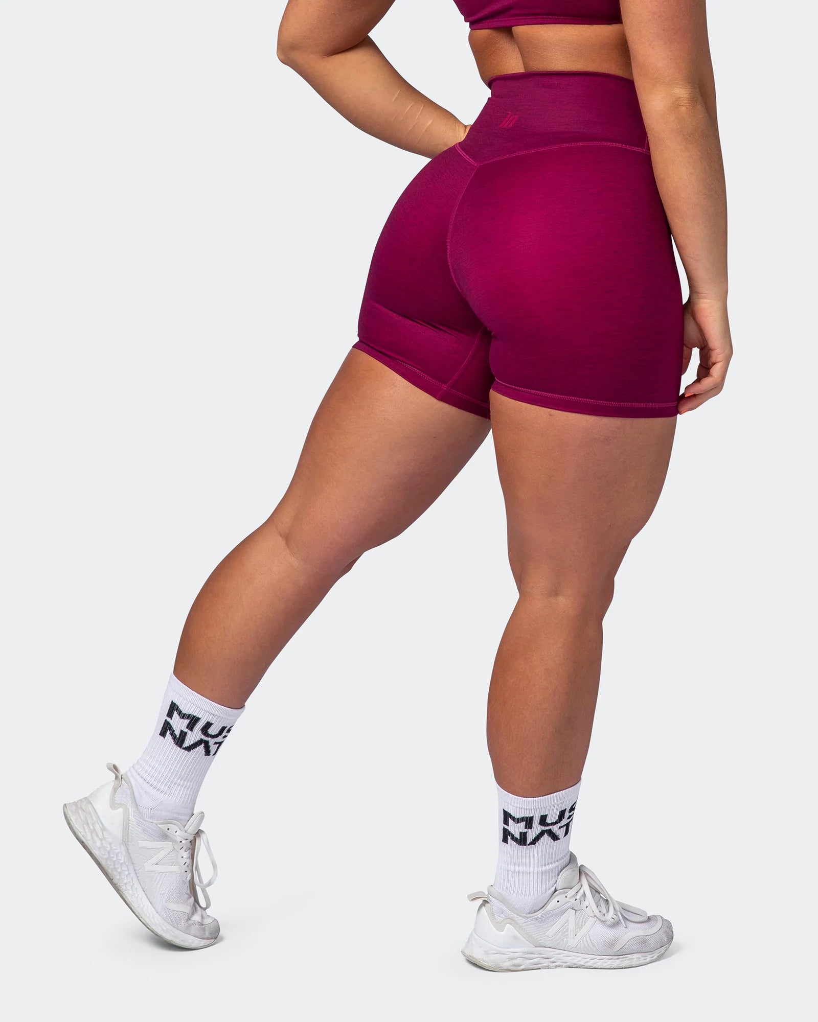 musclenation Shorts Copy of Zero Rise Everyday Midway Shorts - Apricot Marl