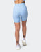 musclenation Shorts ZERO RISE RIB BIKE SHORTS Periwinkle