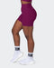 musclenation Shorts Zero Rise Rib Midway Shorts - Huckleberry