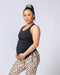 musclenation Side Tie Maternity Tank - Black