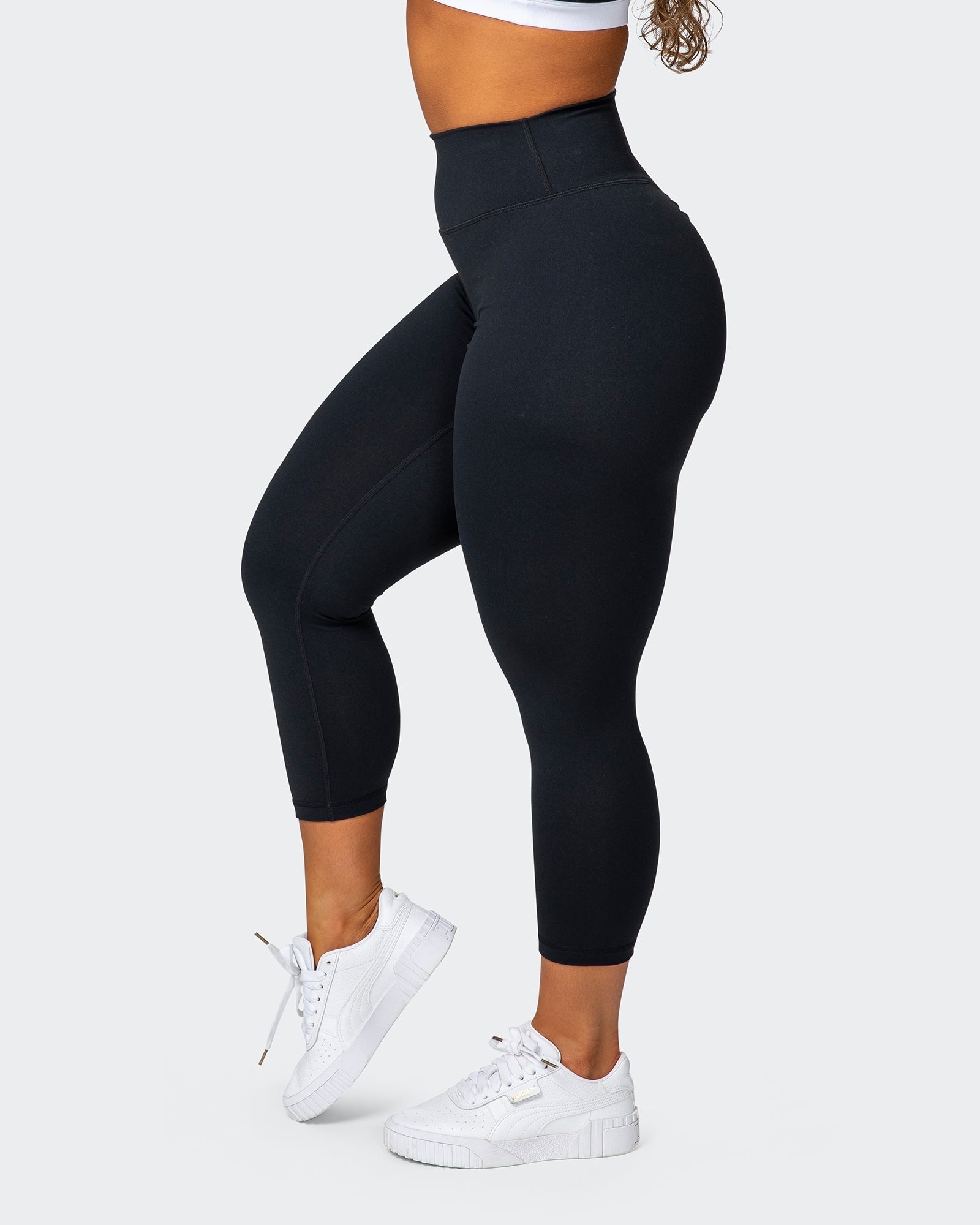 musclenation Signature Scrunch 7/8 Leggings - Black