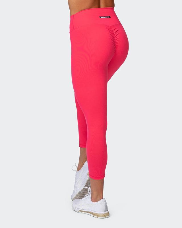 musclenation SIGNATURE SCRUNCH 7/8 LEGGINGS Paradise Pink