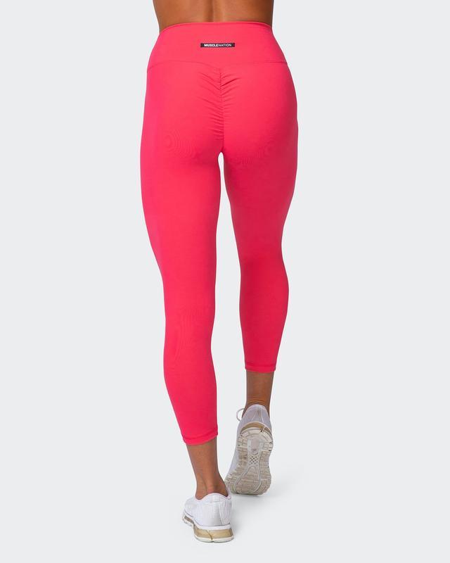 musclenation SIGNATURE SCRUNCH 7/8 LEGGINGS Paradise Pink