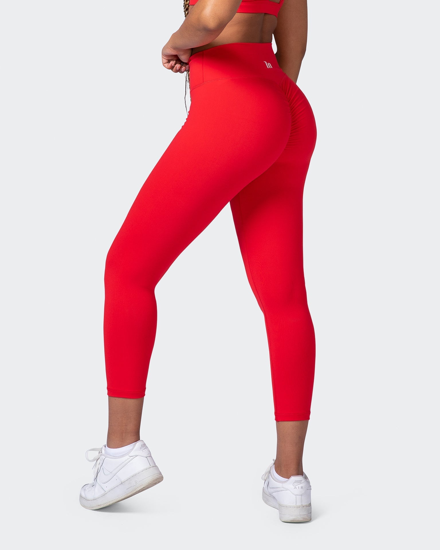 musclenation Signature Scrunch 7/8 Leggings -Poppy