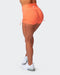 musclenation SIGNATURE SCRUNCH TIE UP BOOTY SHORTS Citrus