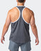 musclenation Singlet Copy of Striker Y Back Singlet - Black Marl