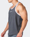 musclenation Singlet Copy of Striker Y Back Singlet - Black Marl
