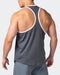 musclenation Singlet Copy of Striker Y Back Singlet - Black Marl