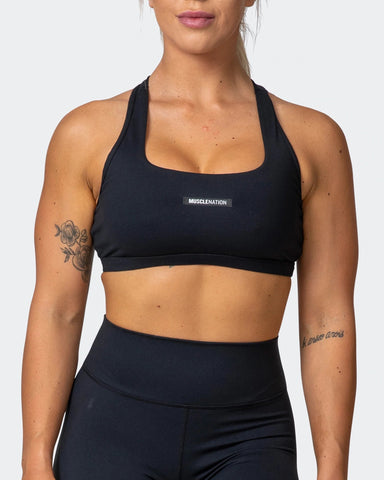 musclenation Sports Bra FLEX BRA Black