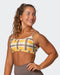 musclenation Sports Bra FUNCTION BRA Checked Out Print