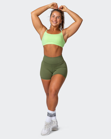 musclenation Sports Bra FUNCTION BRA Lime Flash