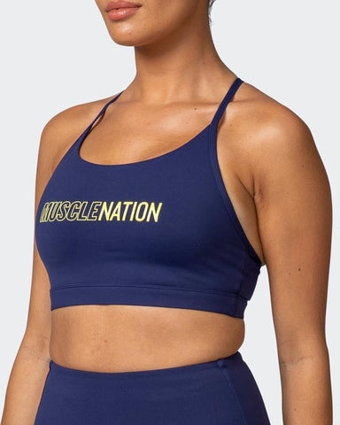 musclenation Sports Bra LIMELIGHT BRA-Indigo