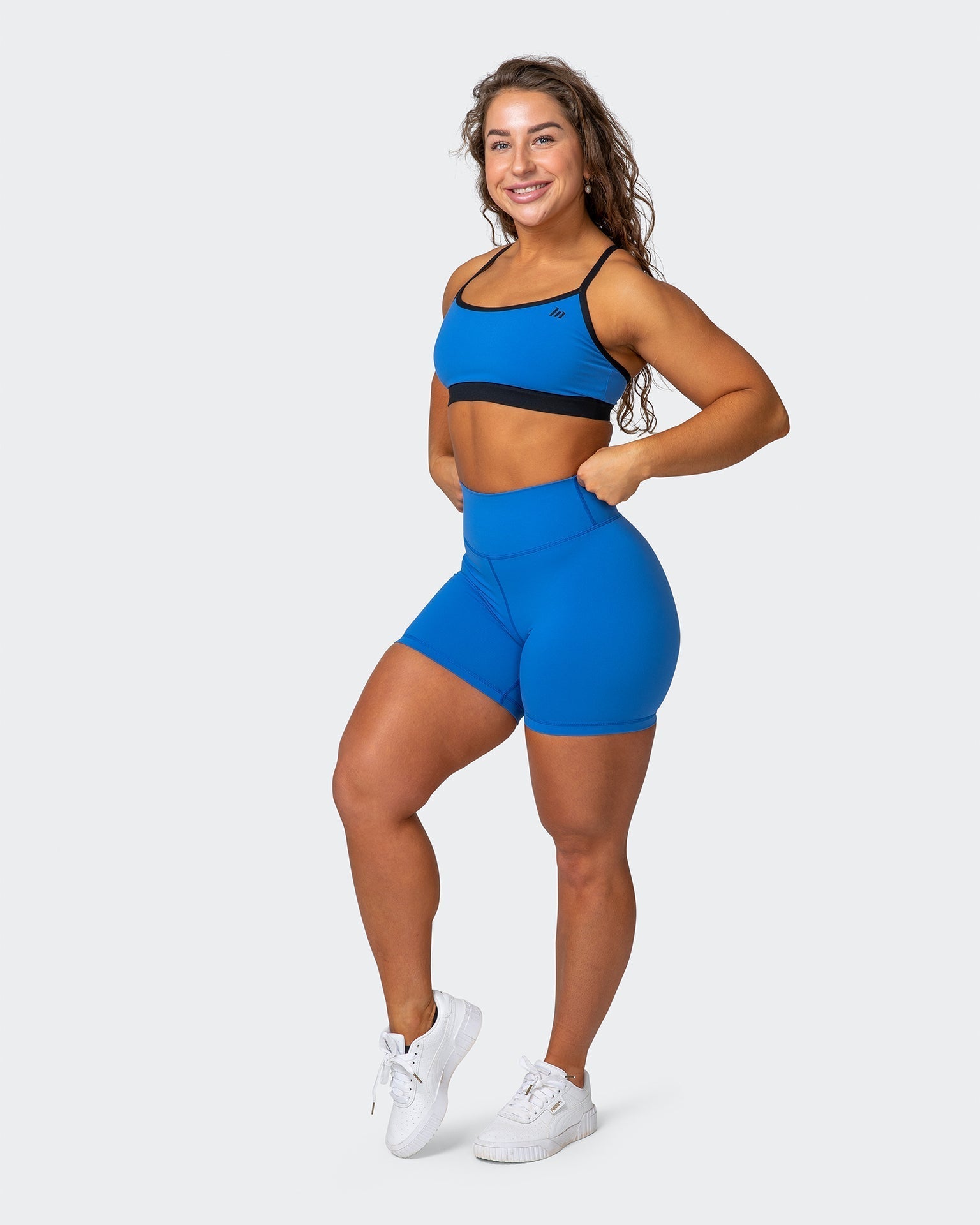 musclenation Sports Bra Rapid Bra - Sonic Blue / Black