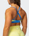 musclenation Sports Bra Rapid Bra - Sunny Lime / Sonic Blue