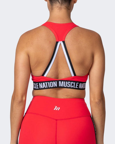 musclenation Sports Bra VITAL BRA Hot Red