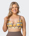 musclenation Sports Bra WHIRLWIND BRALETTE Checked Out Print
