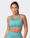 musclenation Sports Bras Aim High Bra - Dusty Jade Marl