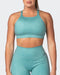 musclenation Sports Bras Aim High Bra - Dusty Jade Marl