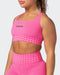musclenation Sports Bras Condition Bra Flamingo Houndstooth Print