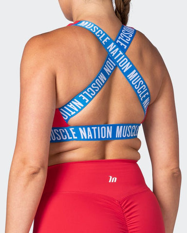 musclenation Sports Bras Copy of Breakpoint Bra - Malibu