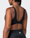 musclenation Sports Bras Demi Bralette - Black