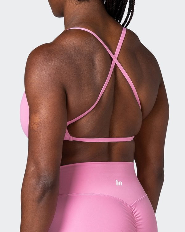 musclenation Sports Bras Essence Bralette - Candy Pink