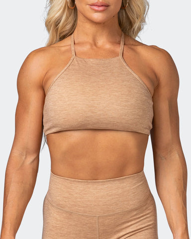 musclenation Sports Bras HBxMN Enticing Bralette - Camel Marl