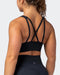 musclenation Sports Bras Lift Longline Bra - Black