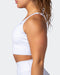 musclenation Sports Bras Lift Longline Bra - White Grey Marl